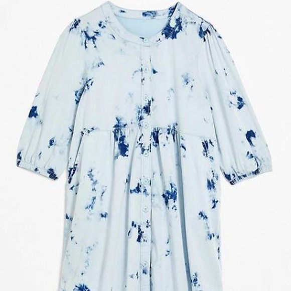NWT - Maurices/Evsie Girls Chambray Button Dress - Picture 1 of 3